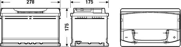 CENTRA CA722 - Indító akkumulátor www.parts5.com