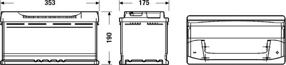 CENTRA CB950 - Starter Battery www.parts5.com