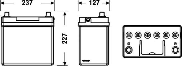 CENTRA CB455 - Baterie de pornire parts5.com