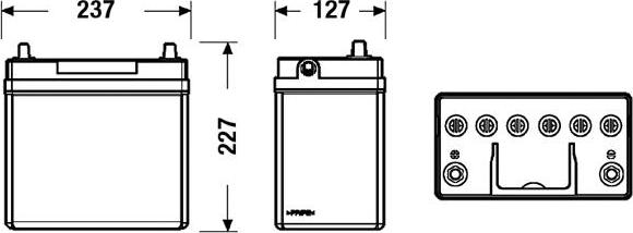 CENTRA CB457 - Startovací baterie www.parts5.com