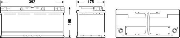 CENTRA CK1050 - Starter Battery www.parts5.com