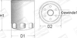 Champion F122/606 - Масляный фильтр www.parts5.com