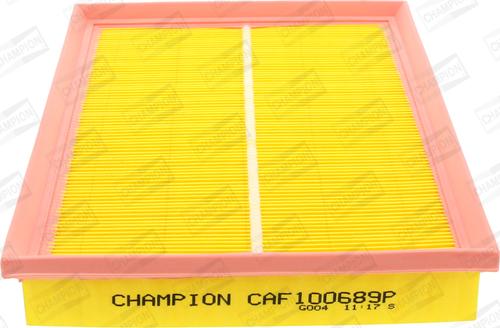 Champion CAF100689P - Воздушный фильтр www.parts5.com