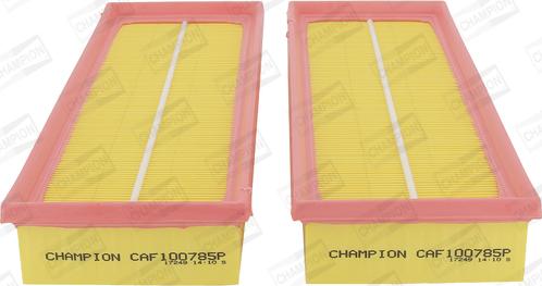 Champion CAF100785P - Vzduchový filtr www.parts5.com