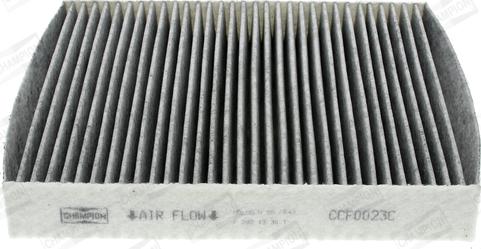 Champion CCF0023C - Фильтр воздуха в салоне www.parts5.com