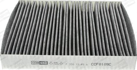 Champion CCF0109C - Filter, interior air www.parts5.com