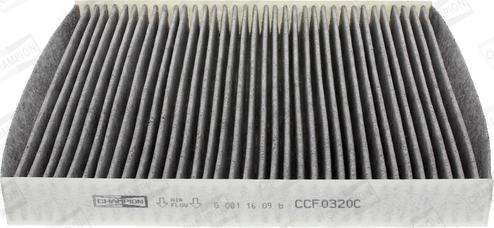 Champion CCF0320C - Filter,salongiõhk www.parts5.com