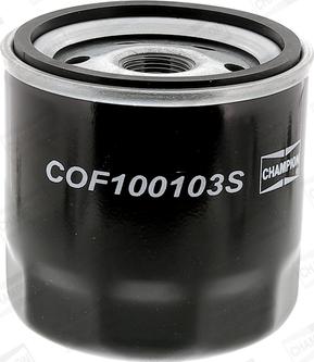 Champion COF100103S - Filtru ulei www.parts5.com