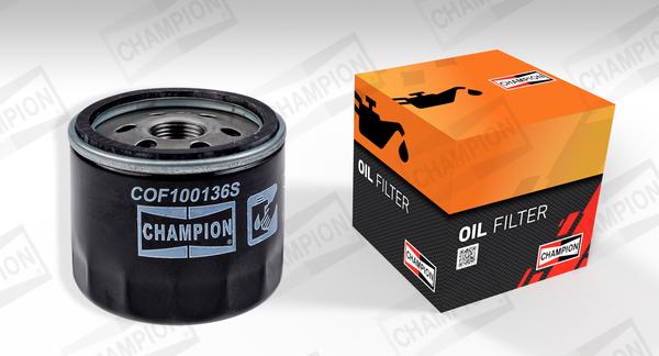 Champion COF100136S - Filtro de aceite www.parts5.com