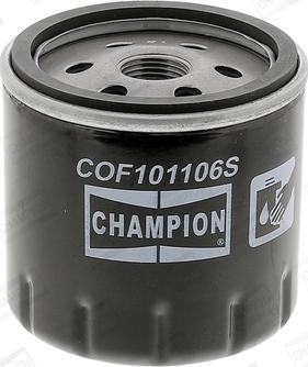 Champion COF101106S - Yağ filtresi www.parts5.com