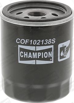 Champion COF102138S - Масляный фильтр www.parts5.com