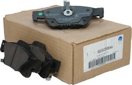 Chrysler 68052386AA - Brake Pad Set, disc brake parts5.com