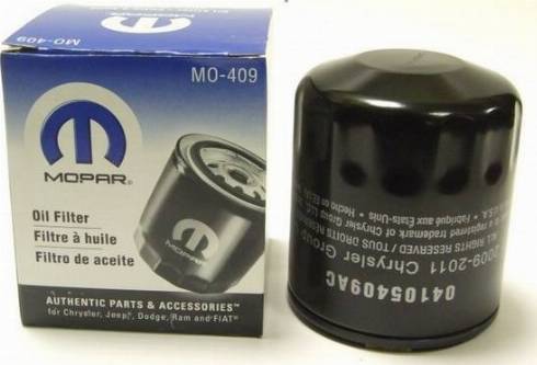 Chrysler 04105409AC - Oil Filter parts5.com