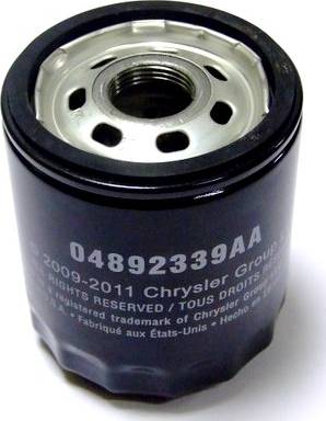 Chrysler 04892339AA - Õlifilter www.parts5.com