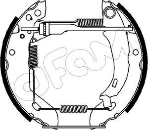 Cifam 151-039 - Set saboti frana www.parts5.com