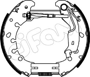 Cifam 151-225 - Fren pabuç takımı www.parts5.com