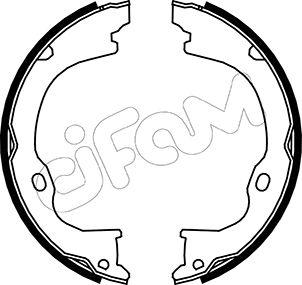 Cifam 153-363 - Komplet zavorne celjusti, rocna zavora www.parts5.com