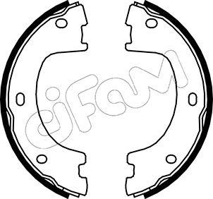 Cifam 153-249 - Brake Shoe Set, parking brake parts5.com