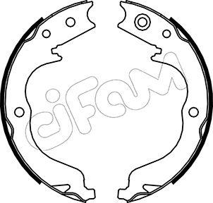 Cifam 153-268 - Brake Shoe Set, parking brake www.parts5.com