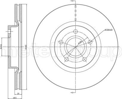 Cifam 800-687C - Disc frana www.parts5.com