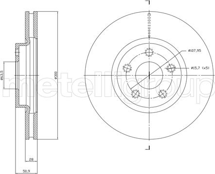 Cifam 800-1834C - Brzdový kotouč www.parts5.com