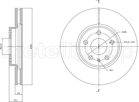 Cifam 800-1790C - Disc frana www.parts5.com