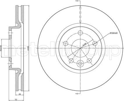 Cifam 800-896C - Kočioni disk www.parts5.com