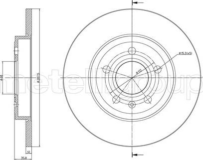 Cifam 800-855C - Brake Disc www.parts5.com