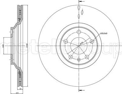 Cifam 800-866C - Disc frana www.parts5.com