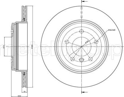 Cifam 800-815C - Disc frana www.parts5.com