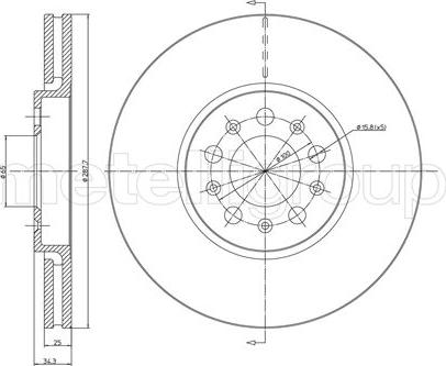 Cifam 800-365C - Disc frana www.parts5.com