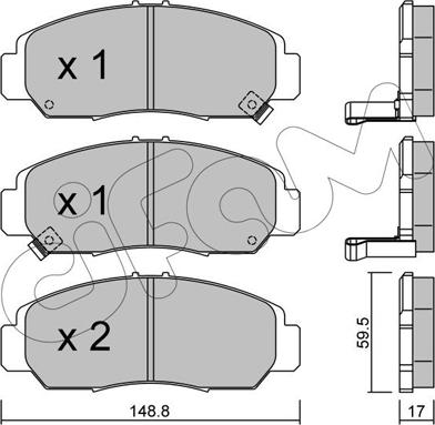 MASTER-SPORT GERMANY 13046132682N-SET-MS - Brake Pad Set, disc brake www.parts5.com