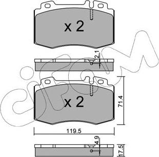 Cifam 822-563-5 - Jarrupala, levyjarru www.parts5.com