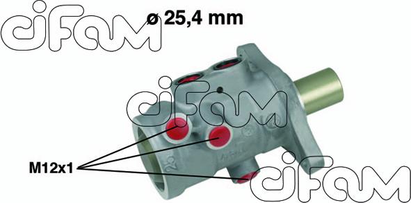 Cifam 202-555 - Maître-cylindre de frein www.parts5.com