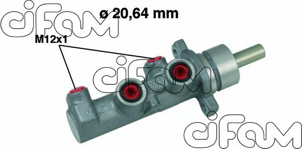 Cifam 202-644 - Hlavní brzdový válec www.parts5.com