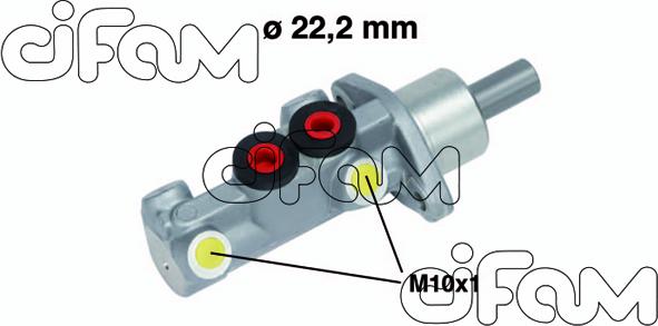 Cifam 202-666 - Brake Master Cylinder www.parts5.com