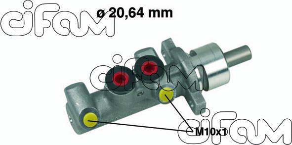 Cifam 202-356 - Brake Master Cylinder www.parts5.com