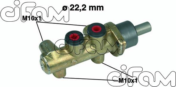 Cifam 202-217 - Brake Master Cylinder www.parts5.com