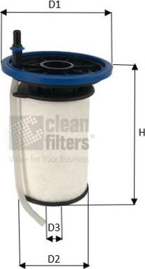 Clean Filters MG3612 - Топливный фильтр www.parts5.com