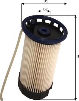 Clean Filters MG3621 - Yakıt filtresi www.parts5.com