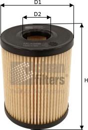 Clean Filters ML4568 - Filtro de aceite parts5.com