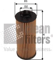 Clean Filters ML4585 - Filtru ulei www.parts5.com