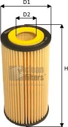 Clean Filters ML4575 - Oil Filter www.parts5.com