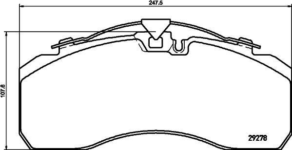 Jost JAE 02 504 310 20 - Тормозные колодки, дисковые, комплект www.parts5.com