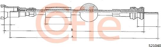 Cofle S21040 - Osovinica tahometra www.parts5.com