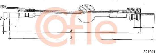 Cofle 92.S21041 - Tacho Shaft www.parts5.com