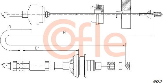 Cofle 492.2 - Tross,sidurikasutus www.parts5.com