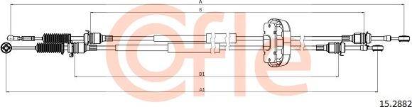 Cofle 92.15.2882 - Въжен механизъм, ръчна трансмисия www.parts5.com