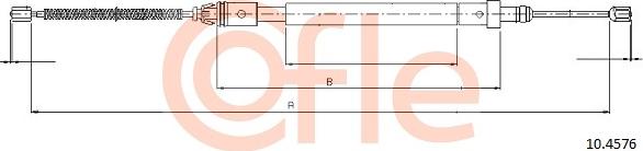 Cofle 92.10.4576 - Cablu, frana de parcare www.parts5.com