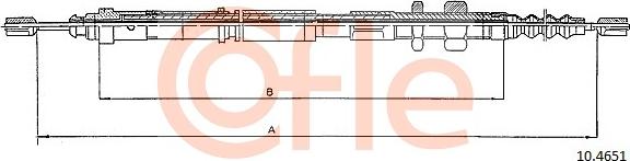 Cofle 10.4651 - Zicovod,rocna zavora www.parts5.com